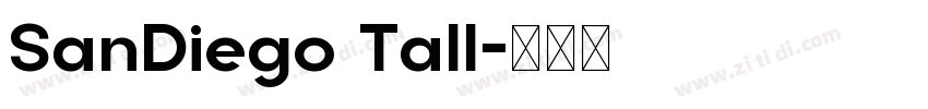 SanDiego Tall字体转换